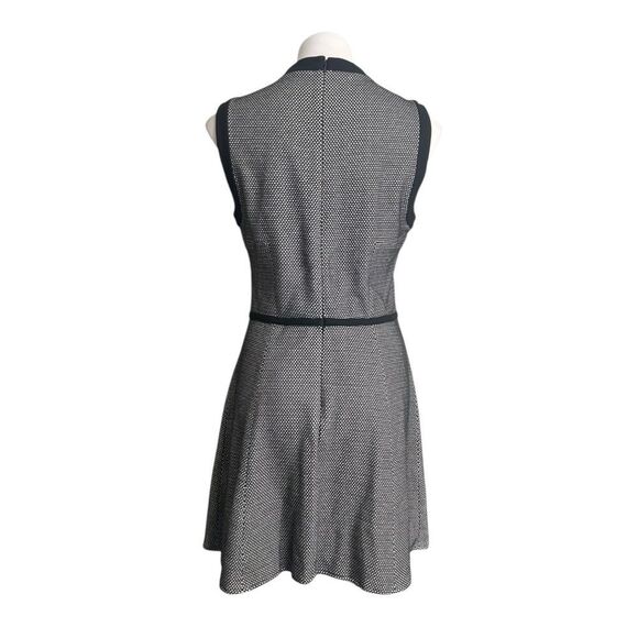 tibi‎ dress size 10 black sleeveless fit & flare mini stretch casual office - Picture 4 of 6